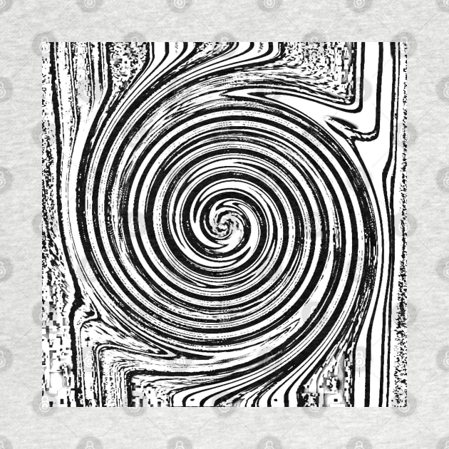 Black and white swirl or even white infinity background by Marccelus